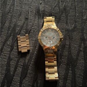 GUESS Gold-Tone Watch with Extra Links